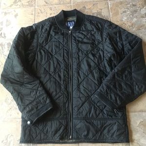 Black bomber jacket